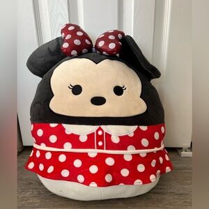 LARGE Squishmallow Minnie Mouse Polka Dot Plush Pillow